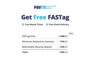 Paytm Fastag Recharge